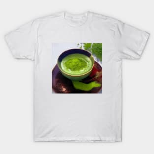 Matcha Japanese Tea Time Cup T-Shirt